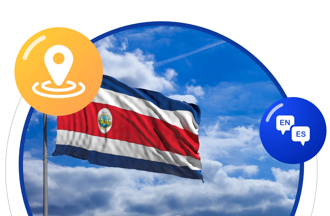 Hire remote workers in Costa Rica